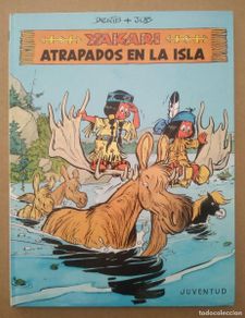 Cómics: Yakari nº9: Atrapados en la Isla, por Derib y Job (Juventud, 1988).